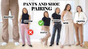 5 types of pants and shoe pairing dos