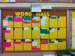 voary and word walls word wall