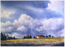 Tutorial Watercolor Painting Landscape
