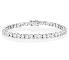 Womens tennis bracelets start at only $159. Sterling Silver Tennis Bracelet With 4mm Sparkling Cubic Zirconia