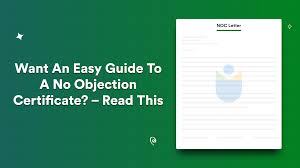 guide to a no objection certificate