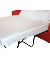 Queen Sleeper Sofa Bed Sheet Set White