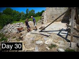 Old Stone Barn Restoration Day 30