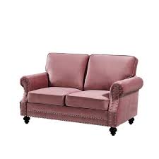 Us Pride Furniture Ramos 61 In W Pink