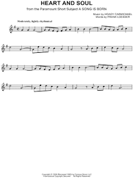 Sheet music single, 3 pages. Heart And Soul From A Song Is Born Sheet Music Violin Solo In G Major Download Print Sku Mn0100156