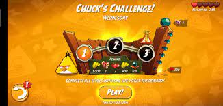 Angry Birds 2 Daily challenge Today | Chuck's Wednesday challenge Today -  Gameplay @JV Games - video Dailymotion