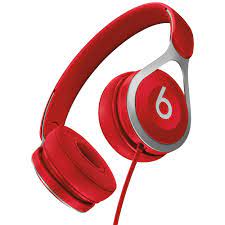 dr dre beats ep on ear headphones red
