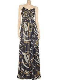 Mikael Aghal Womens Printed Gown Evening Dress Size 12 Nwt