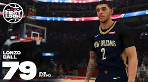 He played college basketball for one season with the ucla bruins. 2k20 First Look Lonzo Ball 79 Ovr Nba2k