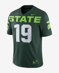 Nike College Game Michigan State Mens Football Jersey