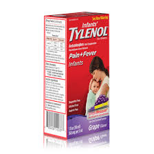 Infants Tylenol Acetaminophen Liquid Medicine Grape 1 Fl