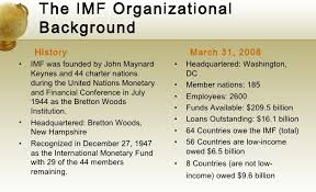 Purpose Of International Monetary Fund Imf Imf Structure