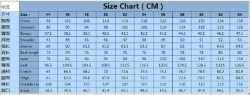 59 Comprehensive Size Chart For Mens Tuxedo