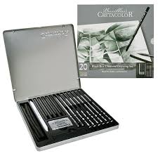 Scanned drawings also make it easy for artists who prefer physical media to share their work with others via. Htconline In Cretacolor Black Box Charcoal Pencils Drawing Set Of 20 Tin Box