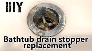 replace bathtub drain stopper