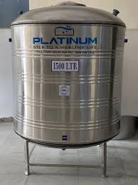 Platinum Stainless Steel Water Storage