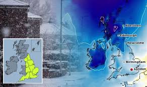 Northern parts will see cloud and rain but. Met Office Snow Forecast Met Office Weather Forecast Predicts Snow And Ice In 4 Days Weather News Express Co Uk