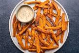 amazing vegan sweet potato fries  baked