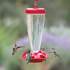 Top Fill Plastic Hummingbird Feeder