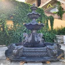 Tiered Marble Outdoor Water Fountains