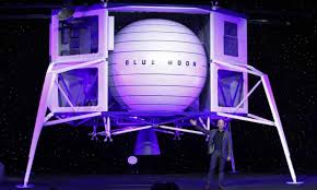 Now safely tucked away at our launch site in west texas is the rarest of beasts — a used rocket, bezos said. Jeff Bezos Blue Origin Space Company Will Take First Woman To The Moon The Moon The Guardian