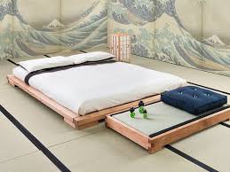 Yama Tatami Solid Wood Double Bed By