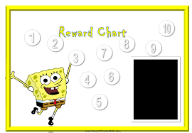 Spongebob Reward Chart