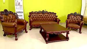 wooden designer sofa set yt 651