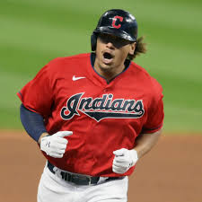 Cleveland indians outfielder josh naylor collided with teammate ernie clement during sunday's game against the minnesota twins and was carted off the field with an apparent leg injury. Indians Youngster Josh Naylor Showing Passion And Energy In Early Going With The Team Sports Illustrated Cleveland Indians News Analysis And More