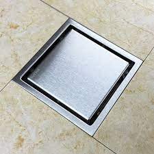stainless steel floor linear shower