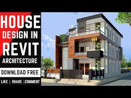 exterior house elevation design revit