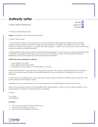 sle authorization letters to collect