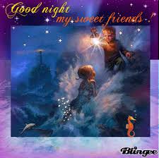 good night my sweet friends picture