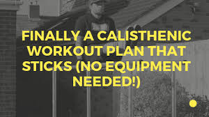 3 day calisthenic workout plan that
