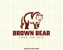 Brown Bear Logo Design For Sale Inovalius