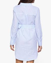 Striped Kaftan Shirt Dress