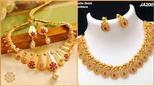 50 grams gold necklace designs latest
