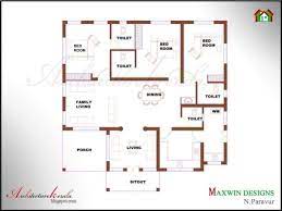 Bhk Single Floor Kerala House Plan