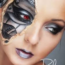 cool cyborg special effects makeup
