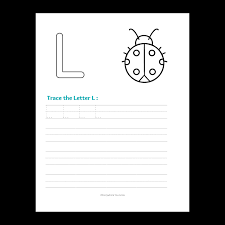 free printable letter l worksheets for