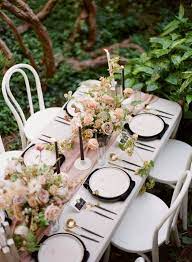 Secret Garden Wedding Table Decor Ideas