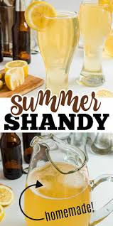 homemade summer shandy recipe shugary