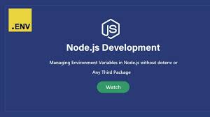 set environment variables in node js