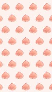 Aesthetic Peach Emoji Wallpaper