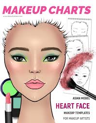 asian model heart face i draw fashion