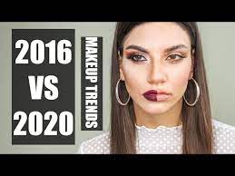 makeup trends 2016 vs 2020 you