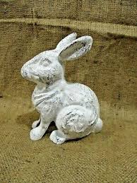 Large Cast Iron Rabbit Easter Bunny