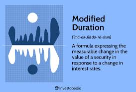 modified duration formula calculation