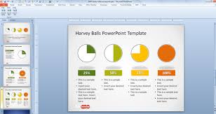 Free Simple Harvey Balls For Powerpoint Free Powerpoint