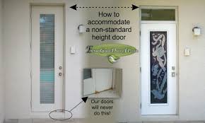 Non Standard Height Door Solution